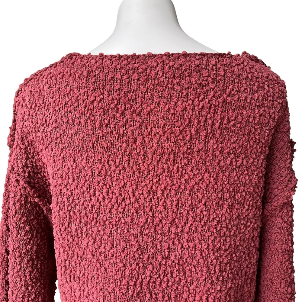 NWT, Entro Loose Fit Scoop Neck Popcorn Sweater, Sz S - Image 8