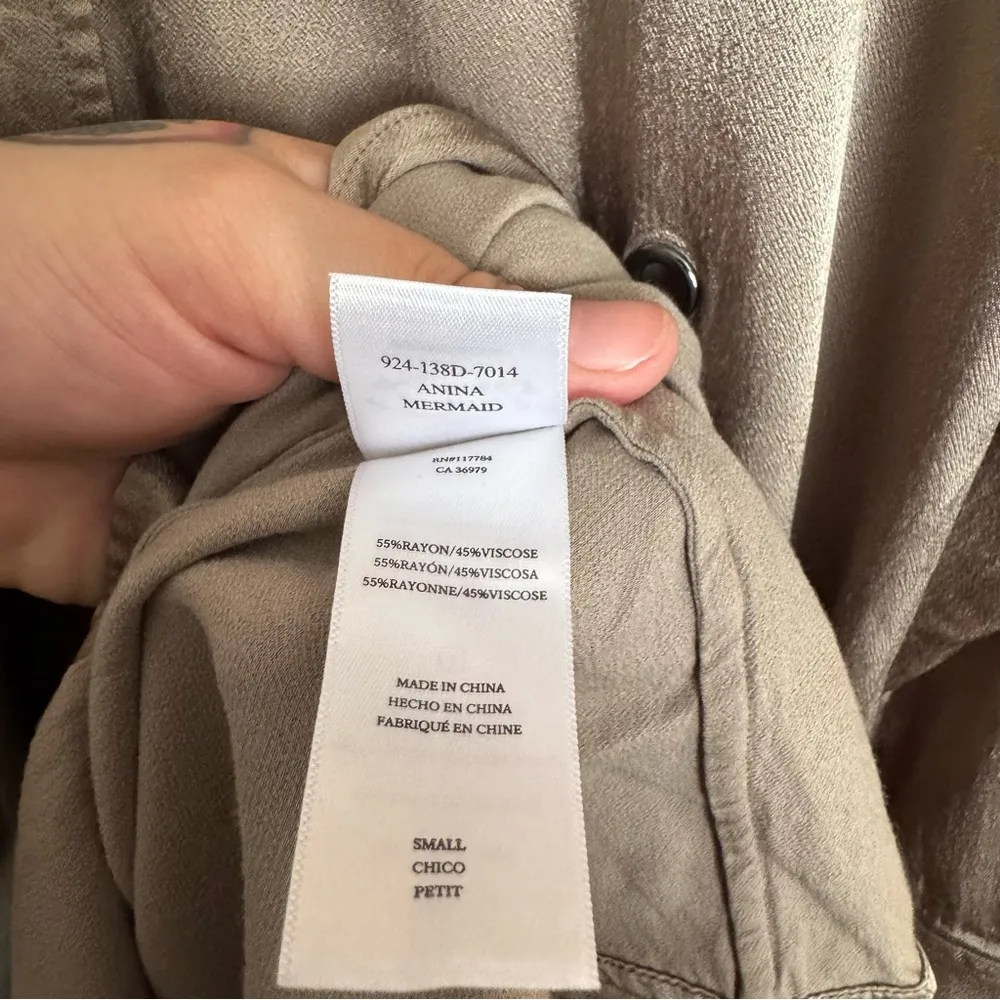 Rails Sage Green Anina Dress Size Small - Image 6