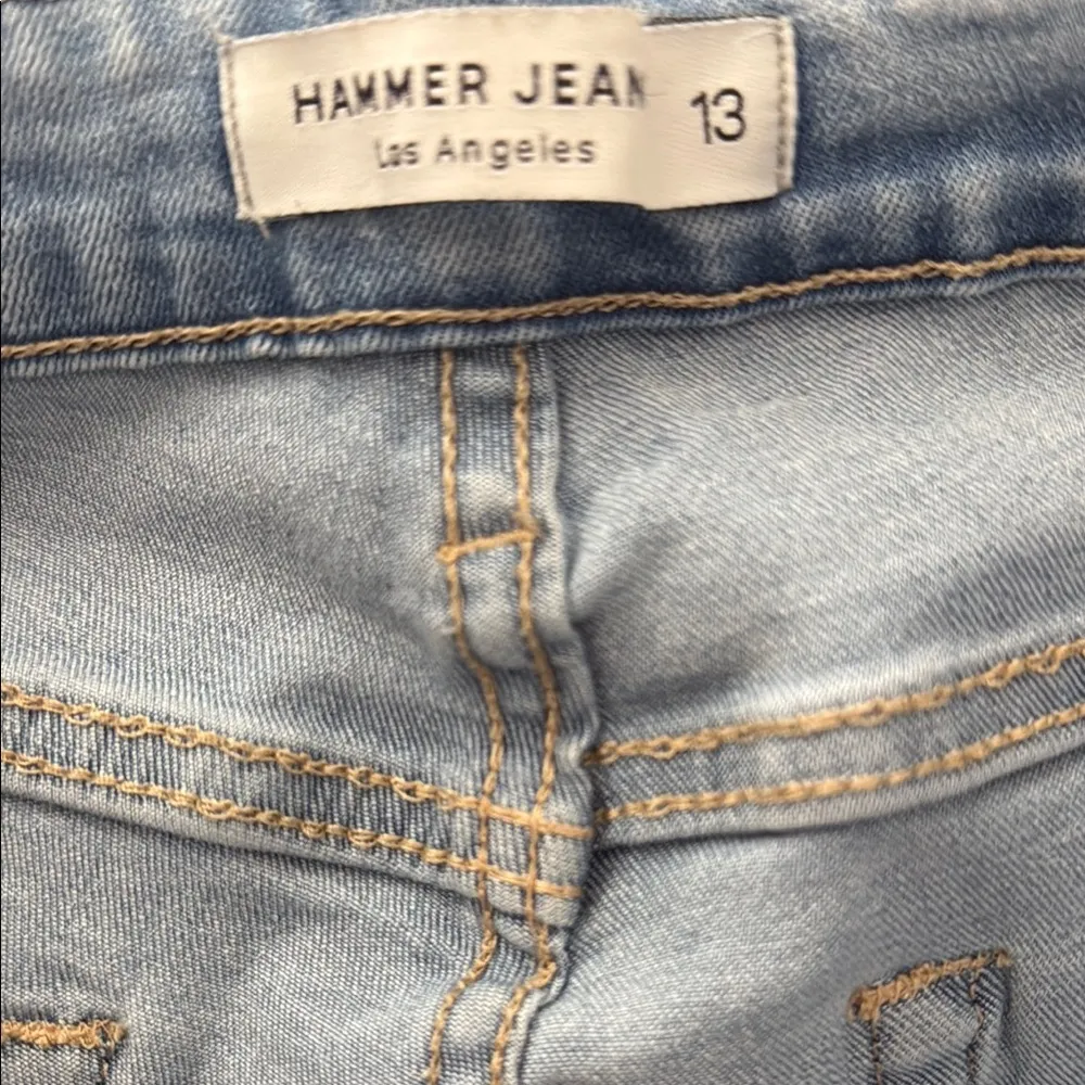 Hammer Jeans Los Angeles Light Blue Ankle Cuffed Women's Jeans - Image 4