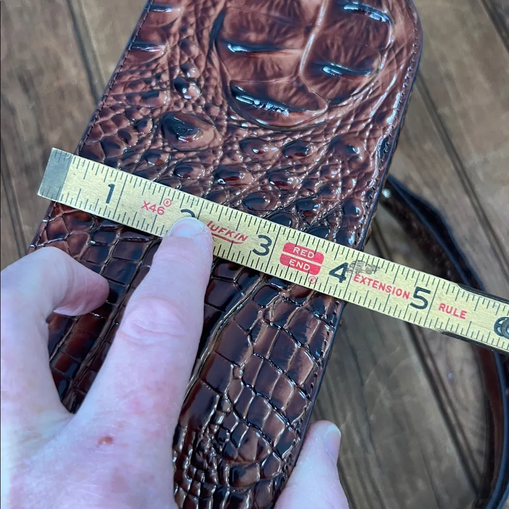 Brahmin small Georgiana Crossbody Bag in pecan Melbourne new NWT - Image 8