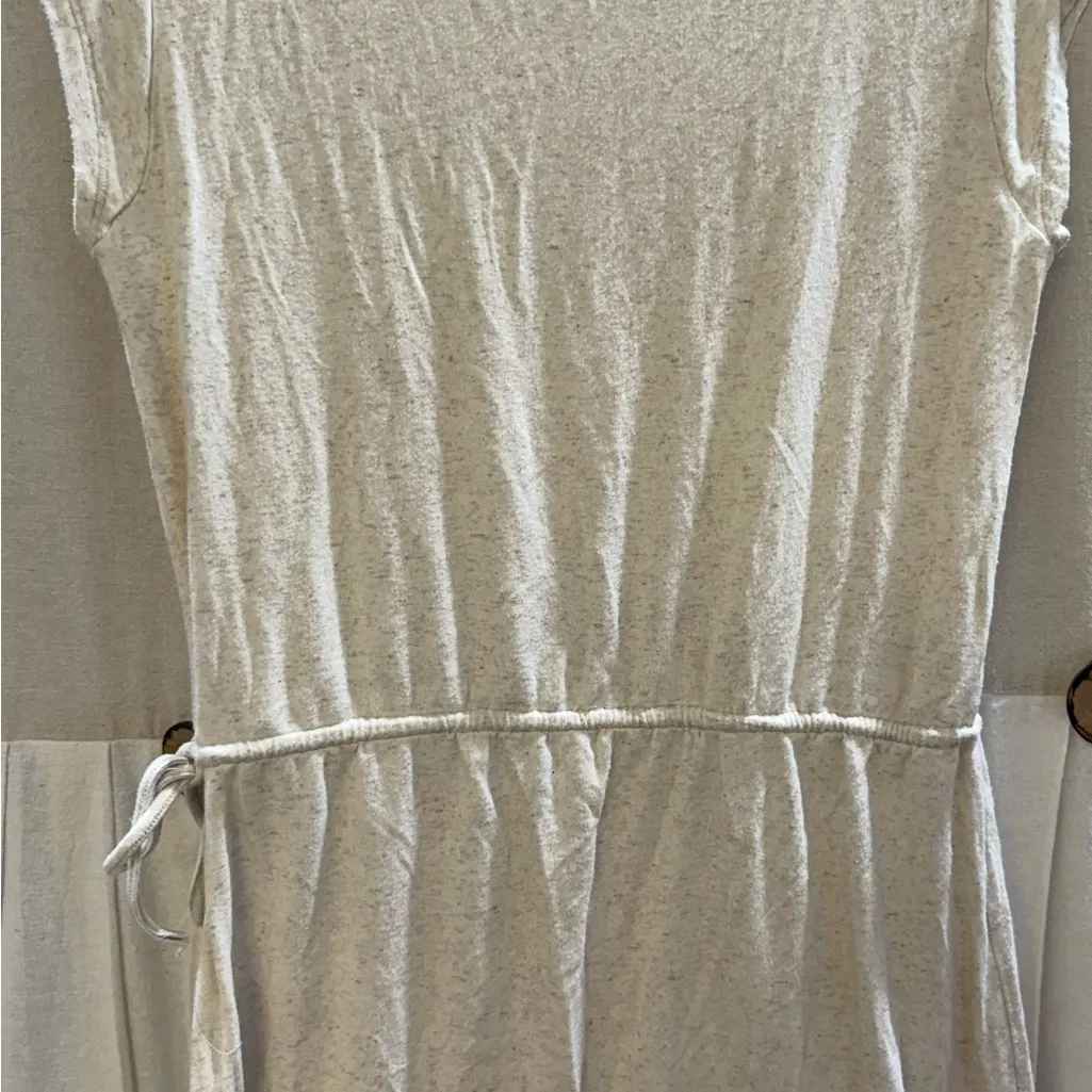 Elegant Cream Mini Dress Size L - Image 2