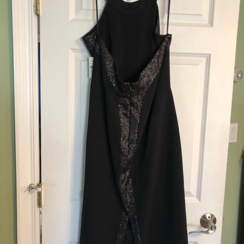 NWT! Black sequin halter dress - Image 12