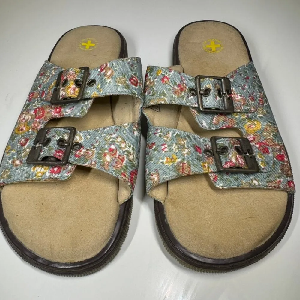 RARE SALES SAMPLE Dr. Martens Y2K Adalia Blue Meadow Sandals Womens Sz UK 4 US 6 - Image 2