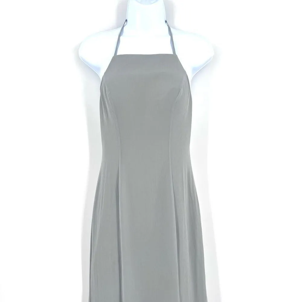 Watters‎ & Watters Maxi Dress size 2 Gray Wedding Bridesmaid - Image 5