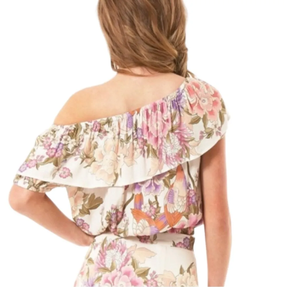 Spell & The Gypsy Blue Skies Off The Shoulder Top - Image 4