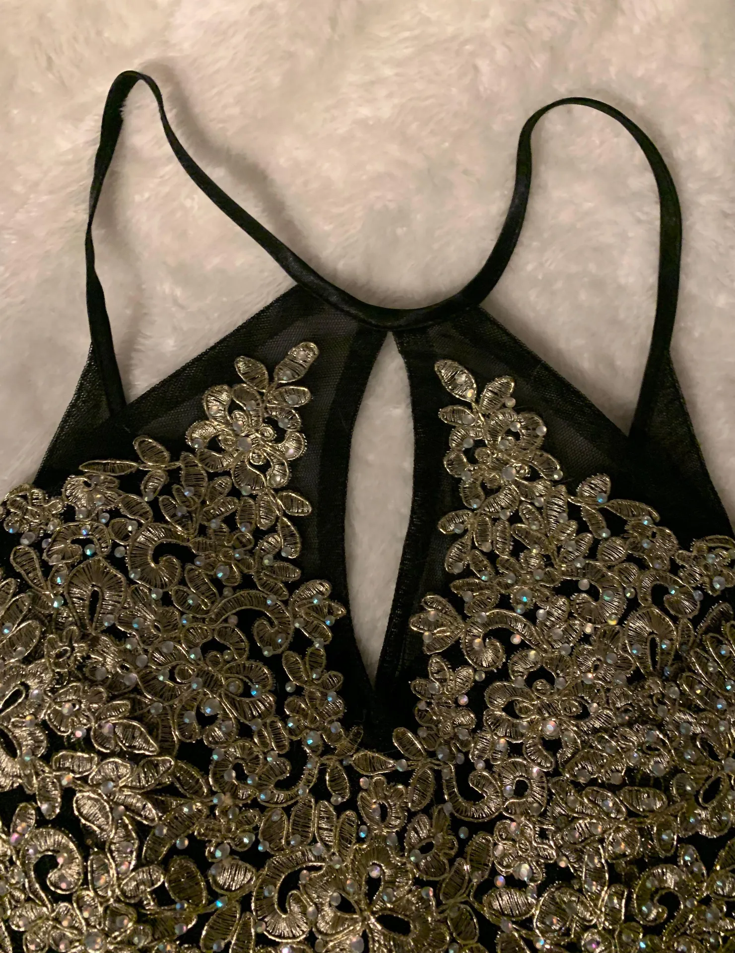 Gold And Black Prom Dress - Image 3