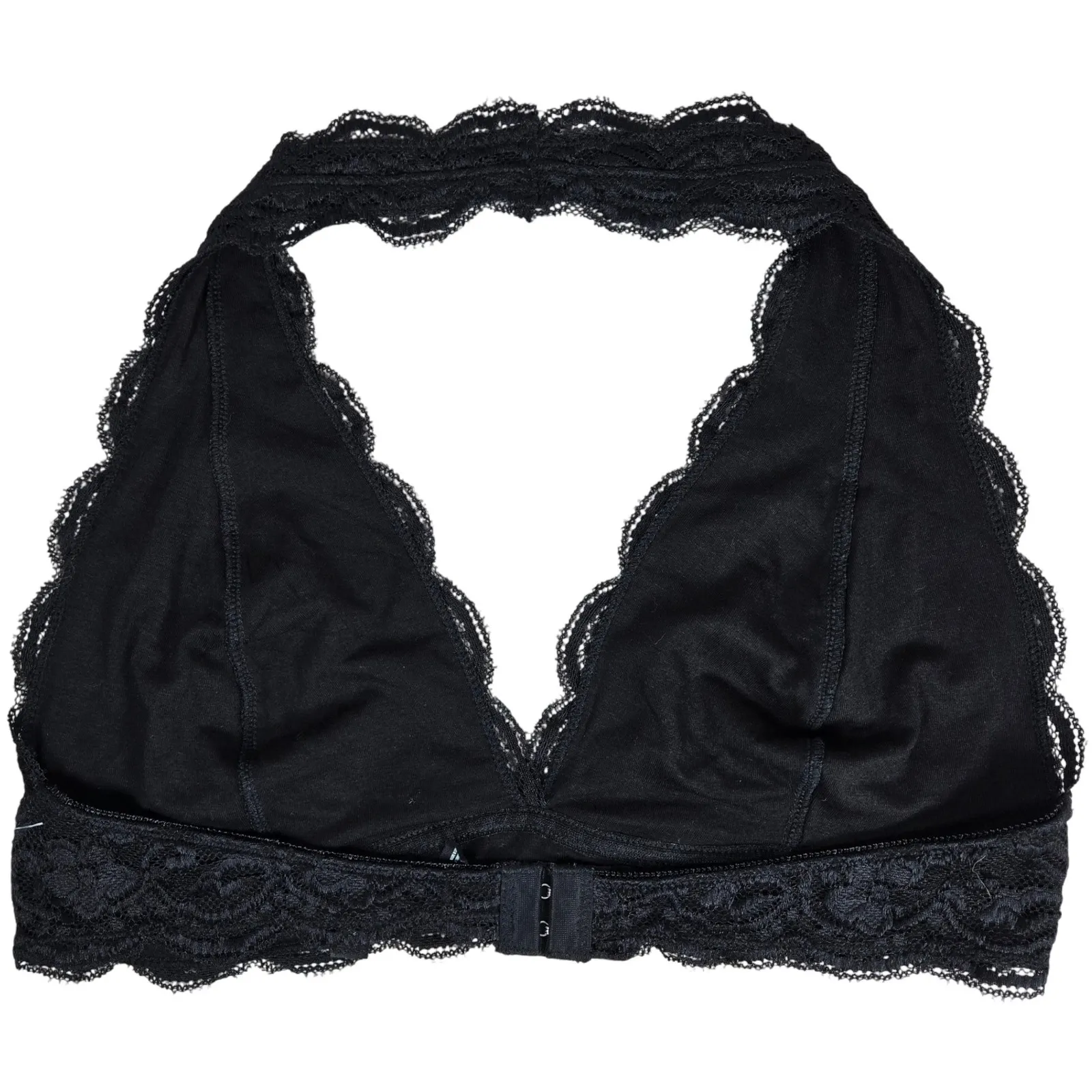 Out From Under Black Lace Halter Bra‎ XL Urban Outfitters Crochet Bralette NWT - Image 2