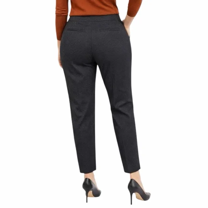 Liverpool Textured Ponte Waffle Knit Slim Ankle Black Pants Women’s Size 16 - Image 2