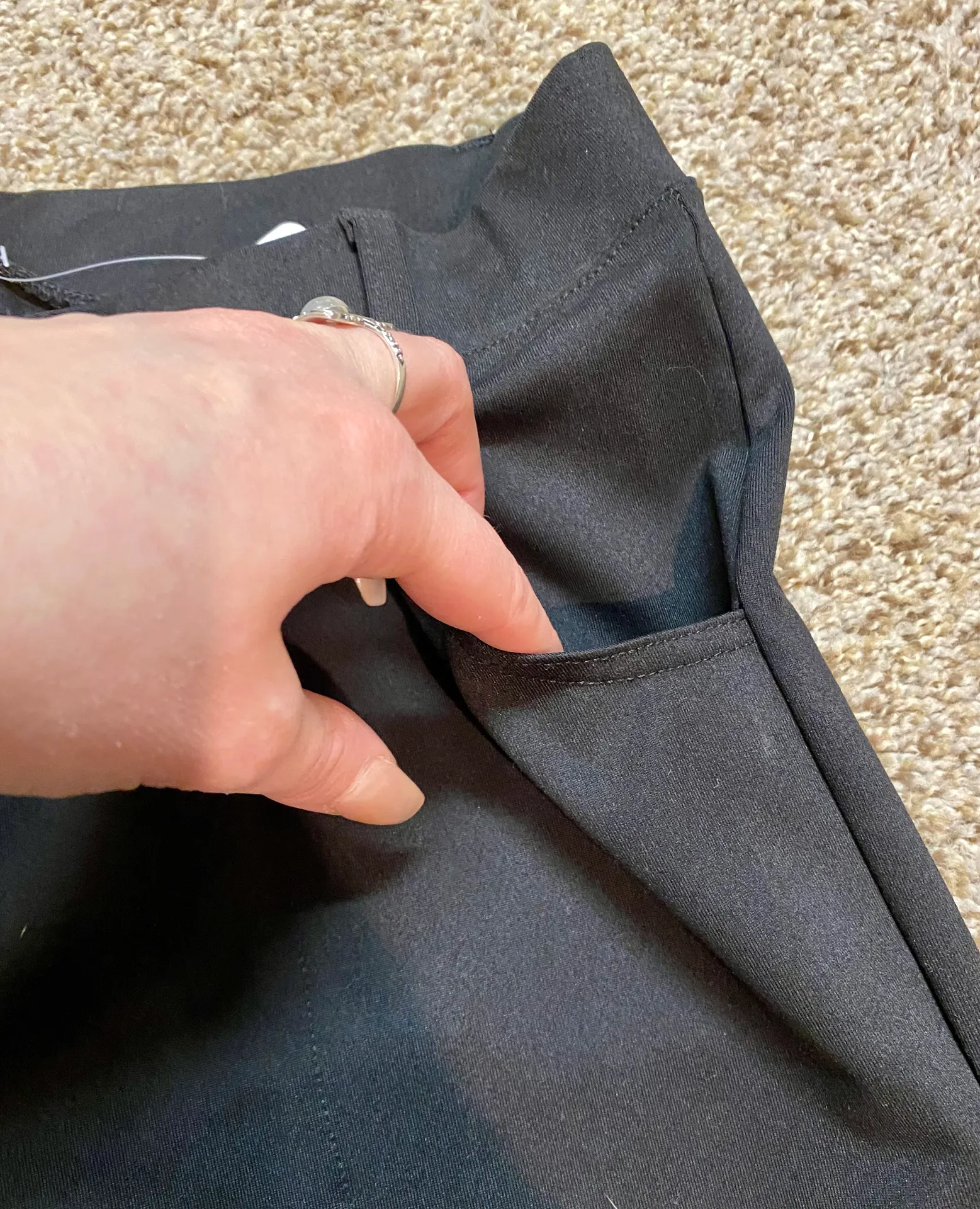 Yogipace Yoga Work Pants Black Size L - Image 3