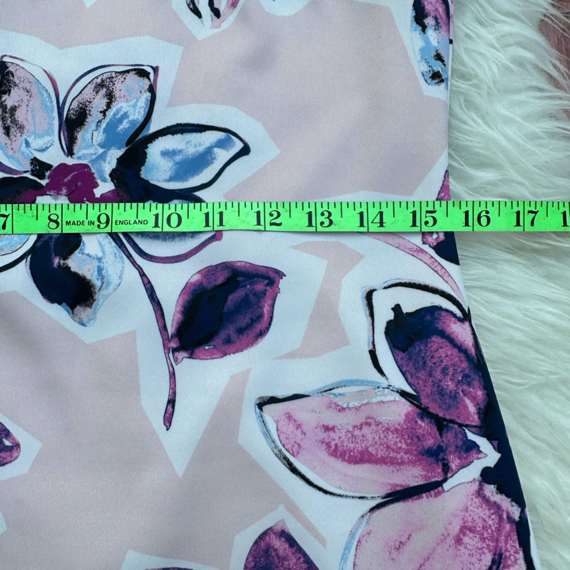 IVANKA TRUMP Floral Pink Short Sleeve Mini Dress - Image 5