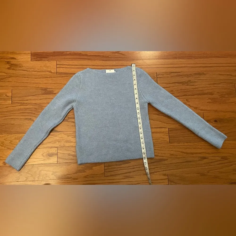 MNG- Women's Light Blue Sweater Size S - Image 6