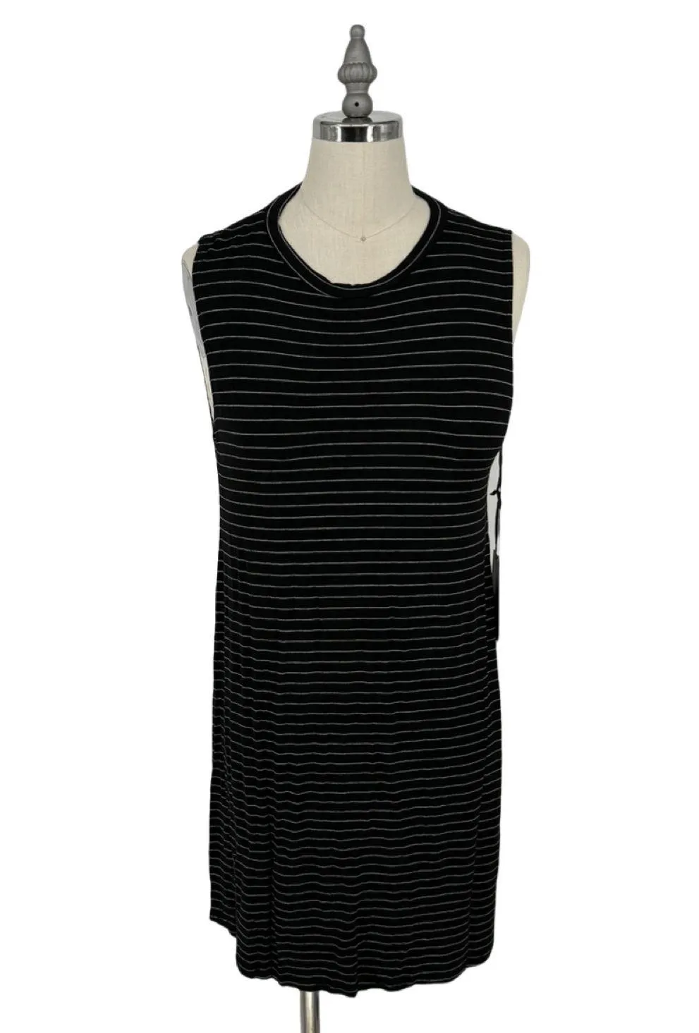 Michael Lauren ML Dress Women’s Black Striped XS Birch Sleveless Dres - Image 2