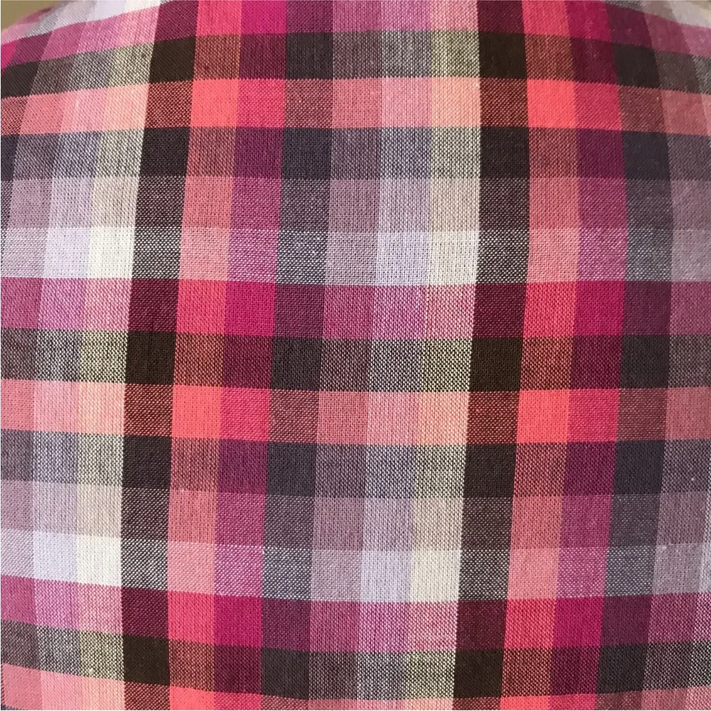 Ted Baker Vibrant Pink and Purple Checkered Skater dress - Image 8