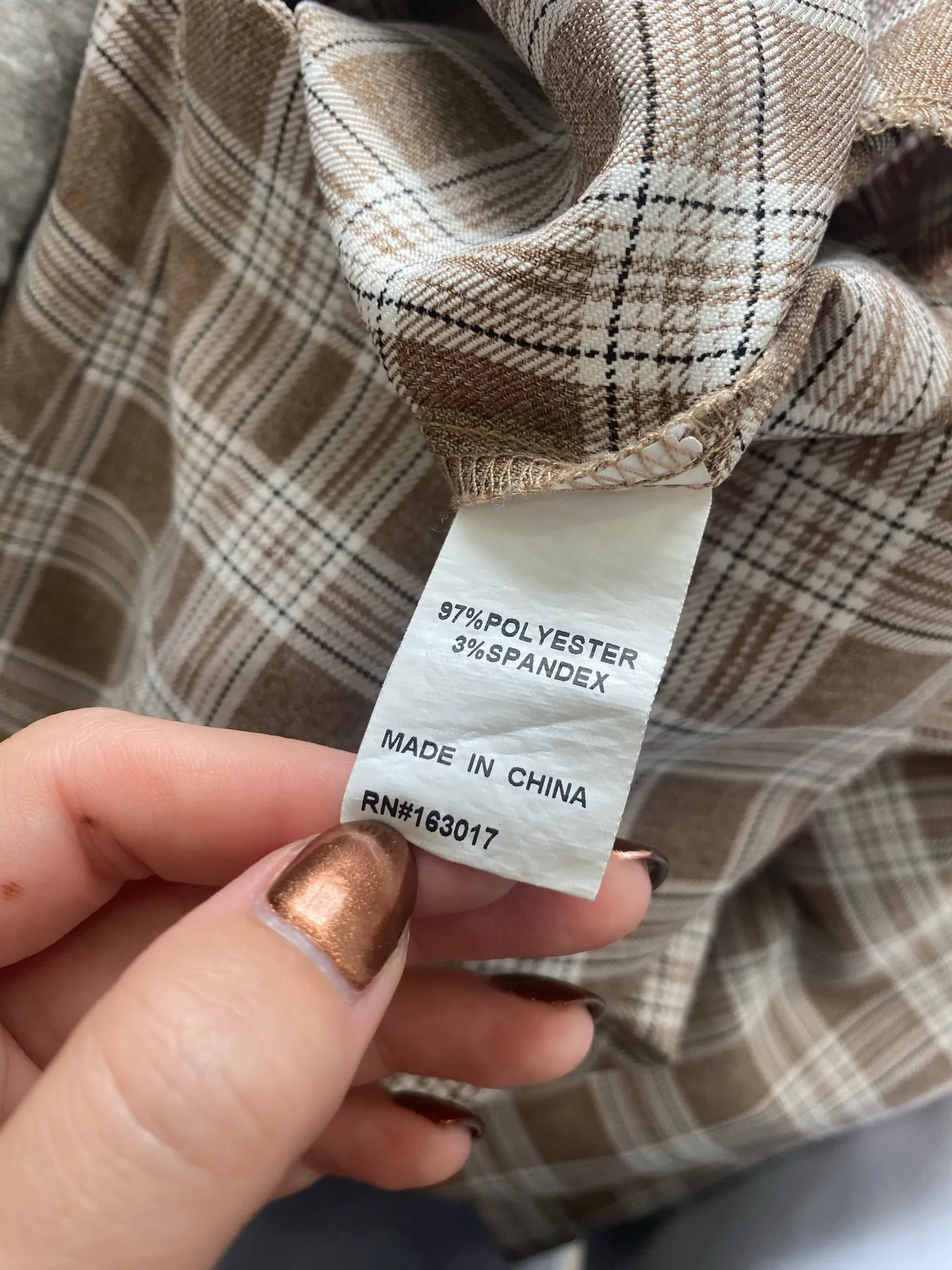 Princess Polly Caronia Checker Pants Size 2 - Image 10