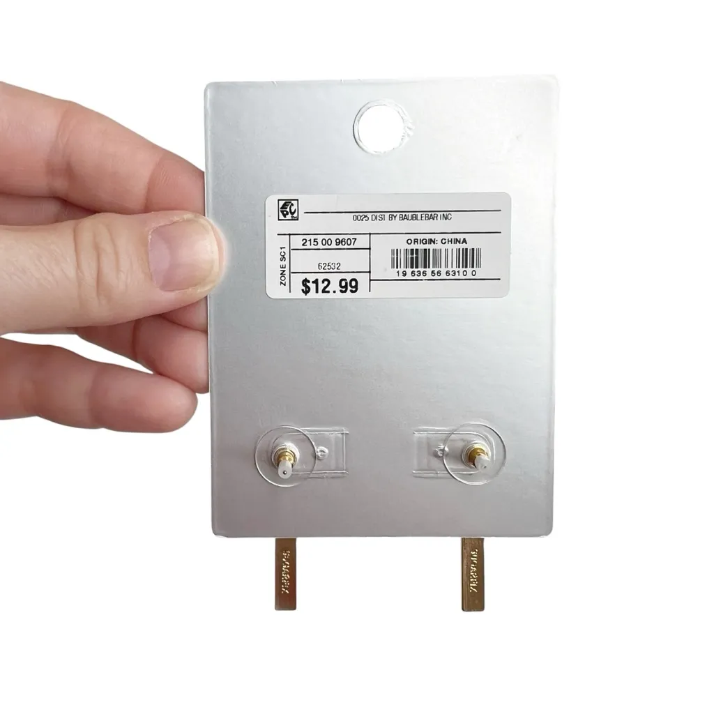 NWT Sugarfix by BaubleBar Drop The Mic Rhinestone Microphone Pierced Earrings - Image 4