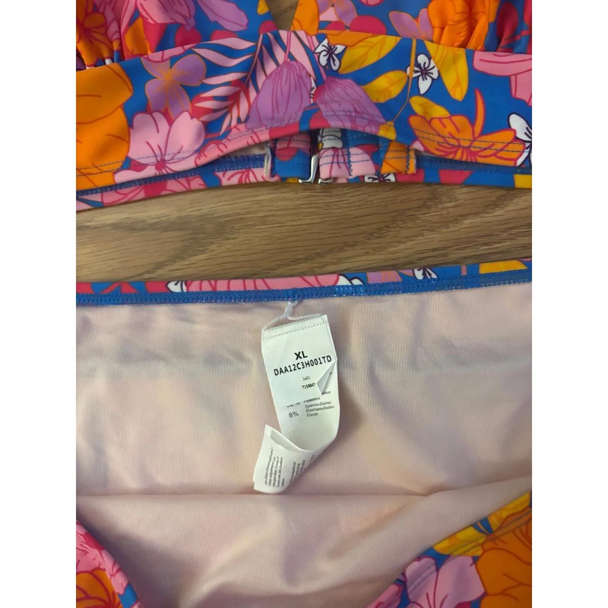 Cupshe Floral High Waisted Bikini Set Size XL - Image 5