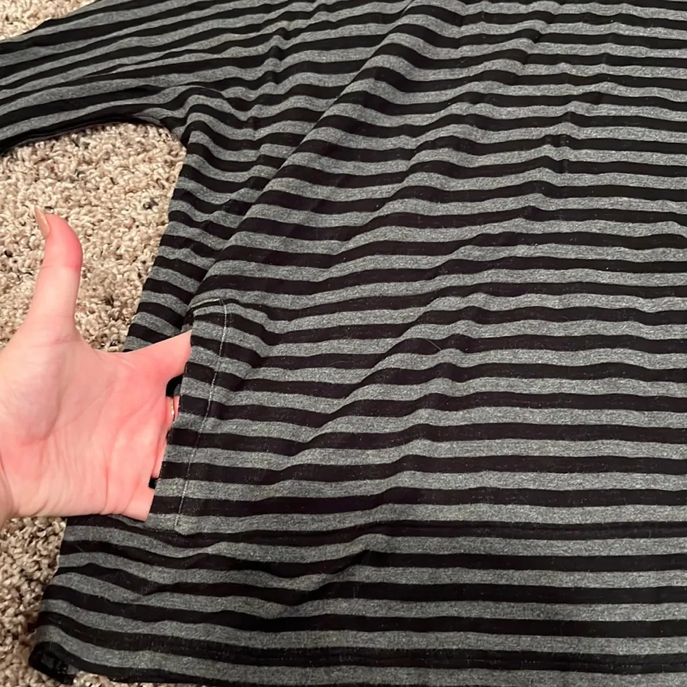 Talbots Petite Black & Grey Turtleneck Sweater - Image 6