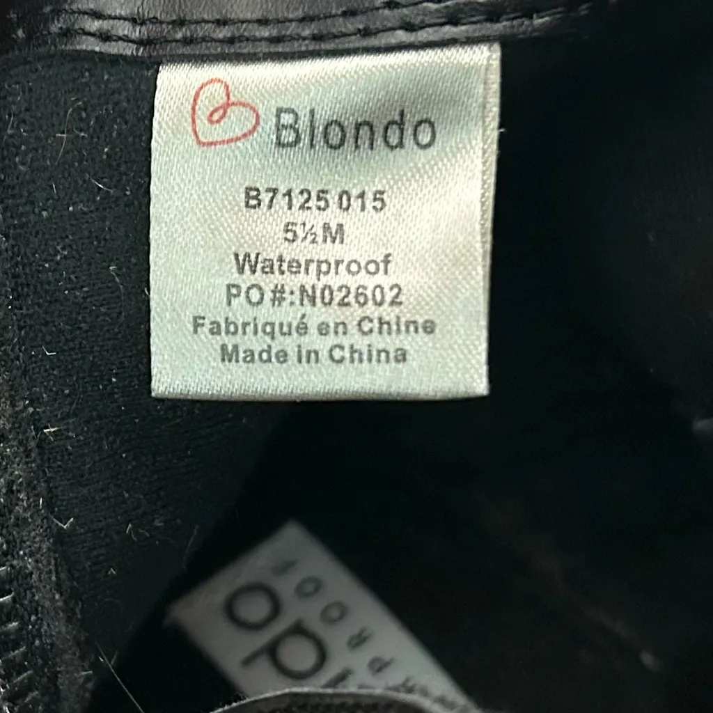 Blondo Elegant Black Suede Ankle Booties 5 1/2 Preowned great shape! - Image 7