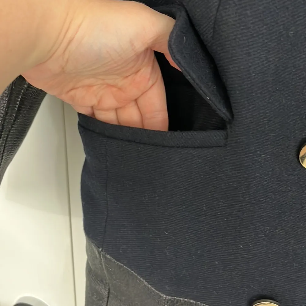 BCBGeneration Small Double Breasted Peacoat Jacket with Pockets - Image 8