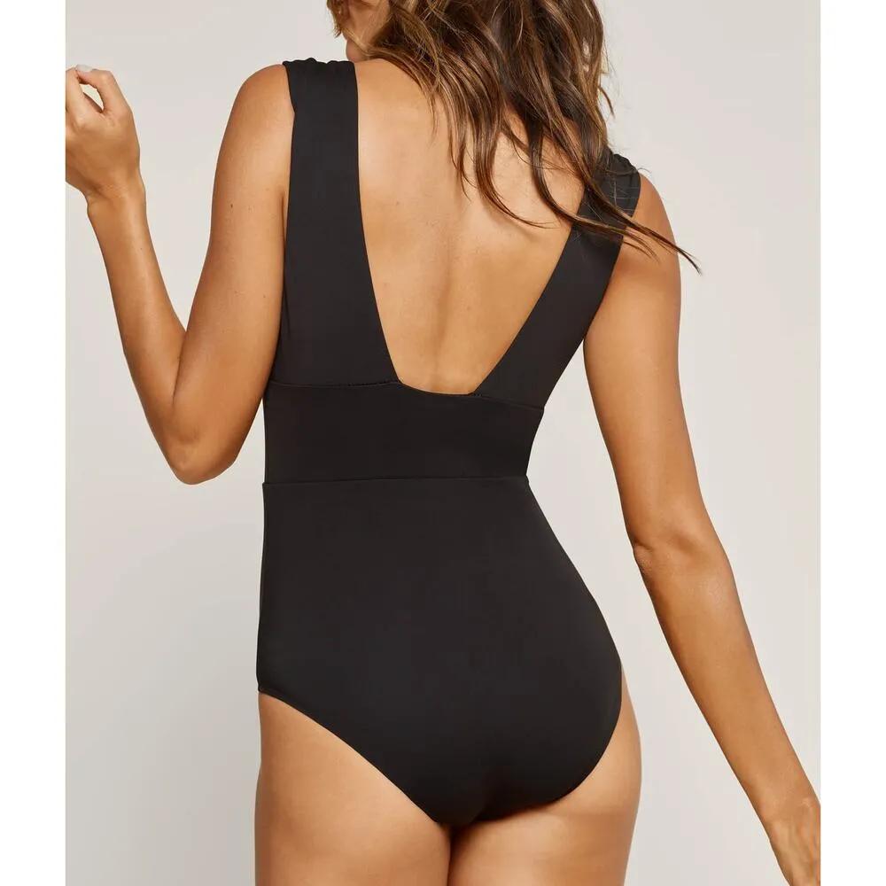 Andie Swim The Mykonos One Piece in Black S NWT - Image 9