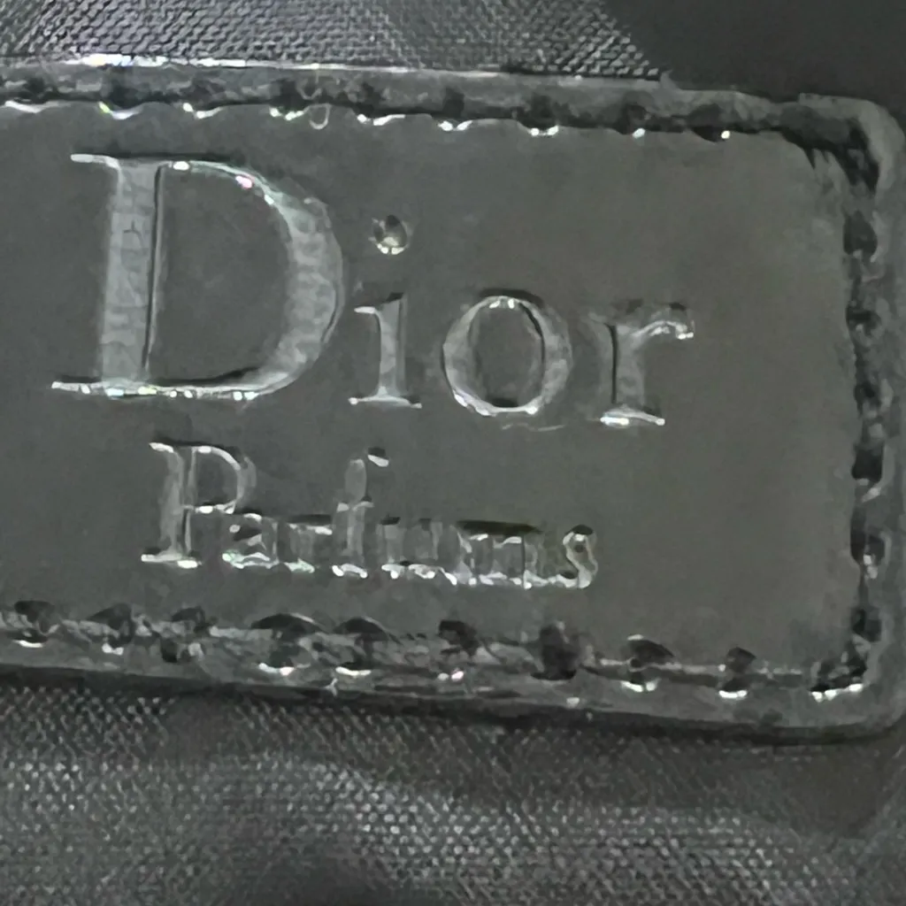 NWOT Vintage Tweed Dior Parfums Beaute Large cosmetic case - Image 3