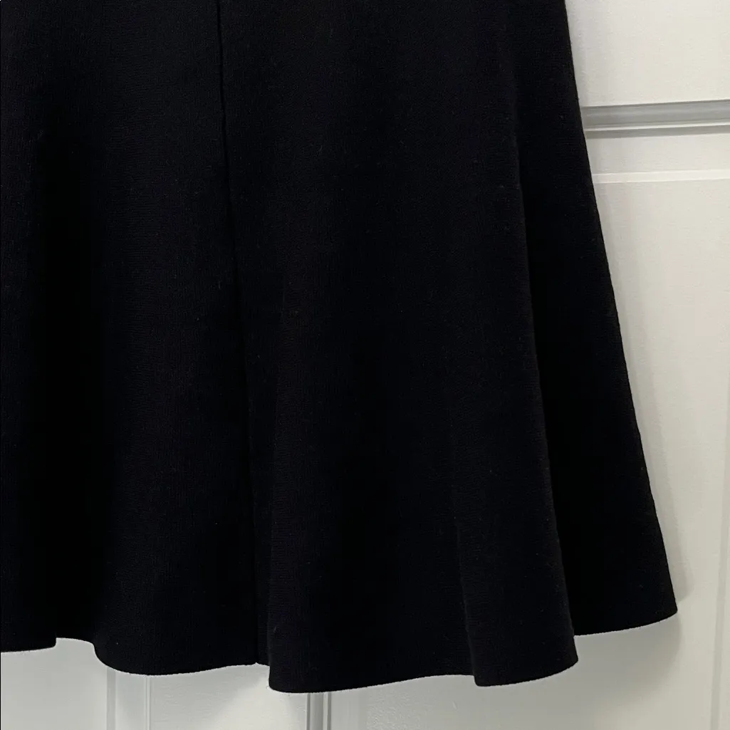 Ann Taylor Pull On Black Knit A Line Mini Skirt - Size Small - Image 13