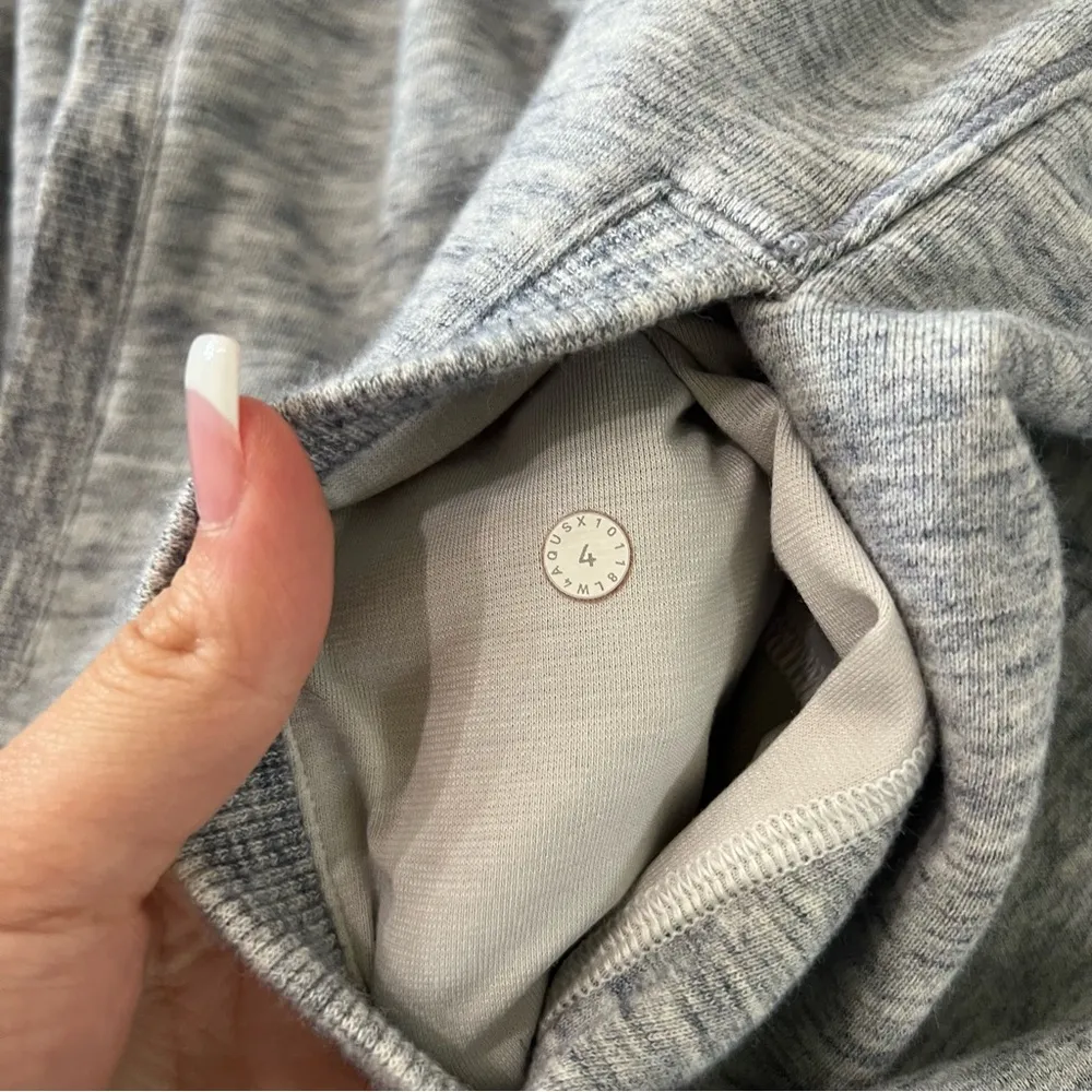 Lululemon Cool & Collected Jacket Heathered Space Dyed Nimbus Size 4 - Image 5