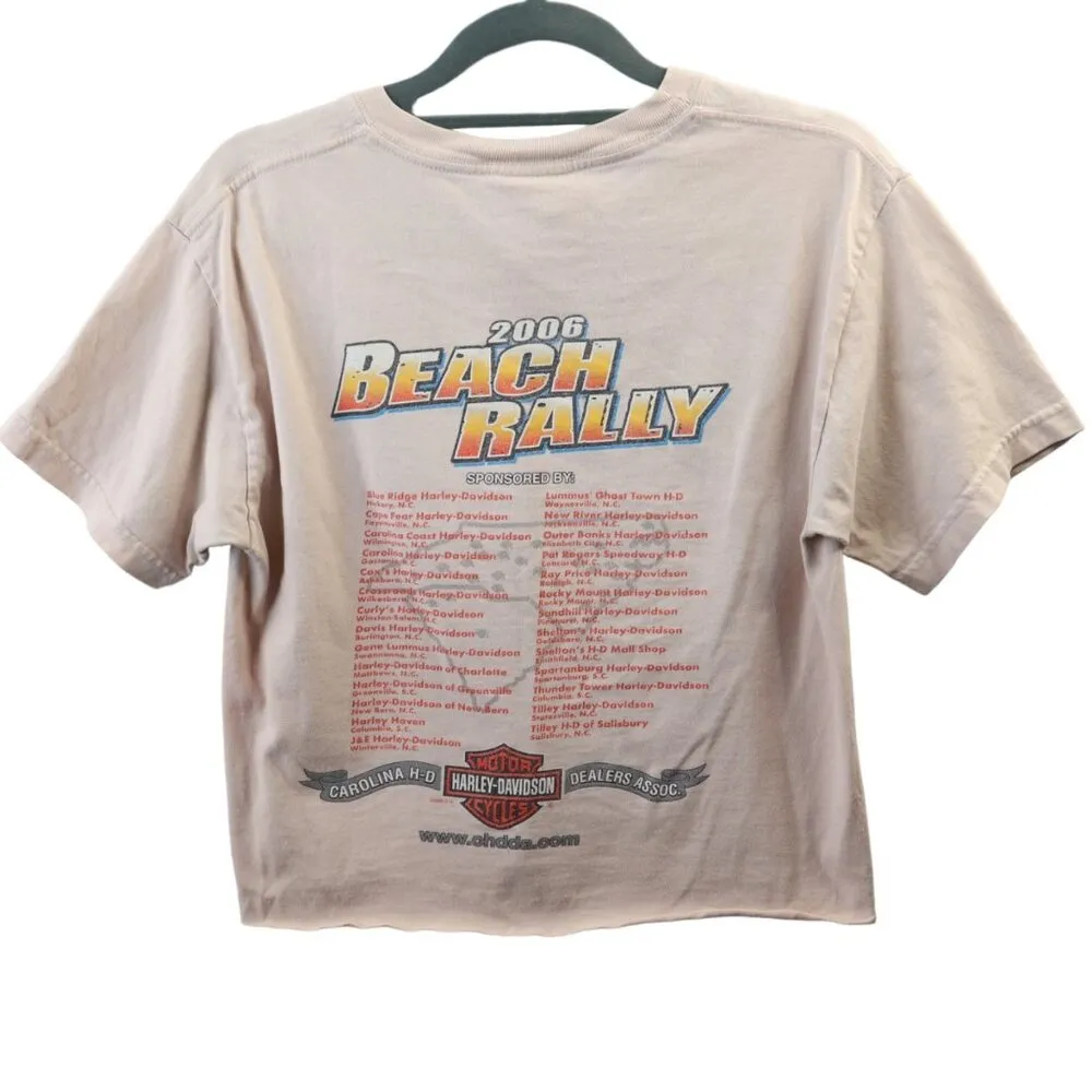 Harley-Davidson Motor Cycles Myrtle Beach South Carolina 06' Beach Rally T-Shirt - Image 6