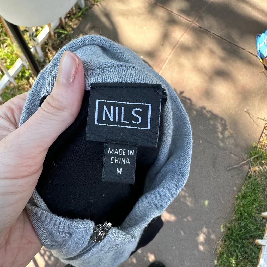 Quarter zip sweater Gray Size M - Image 10