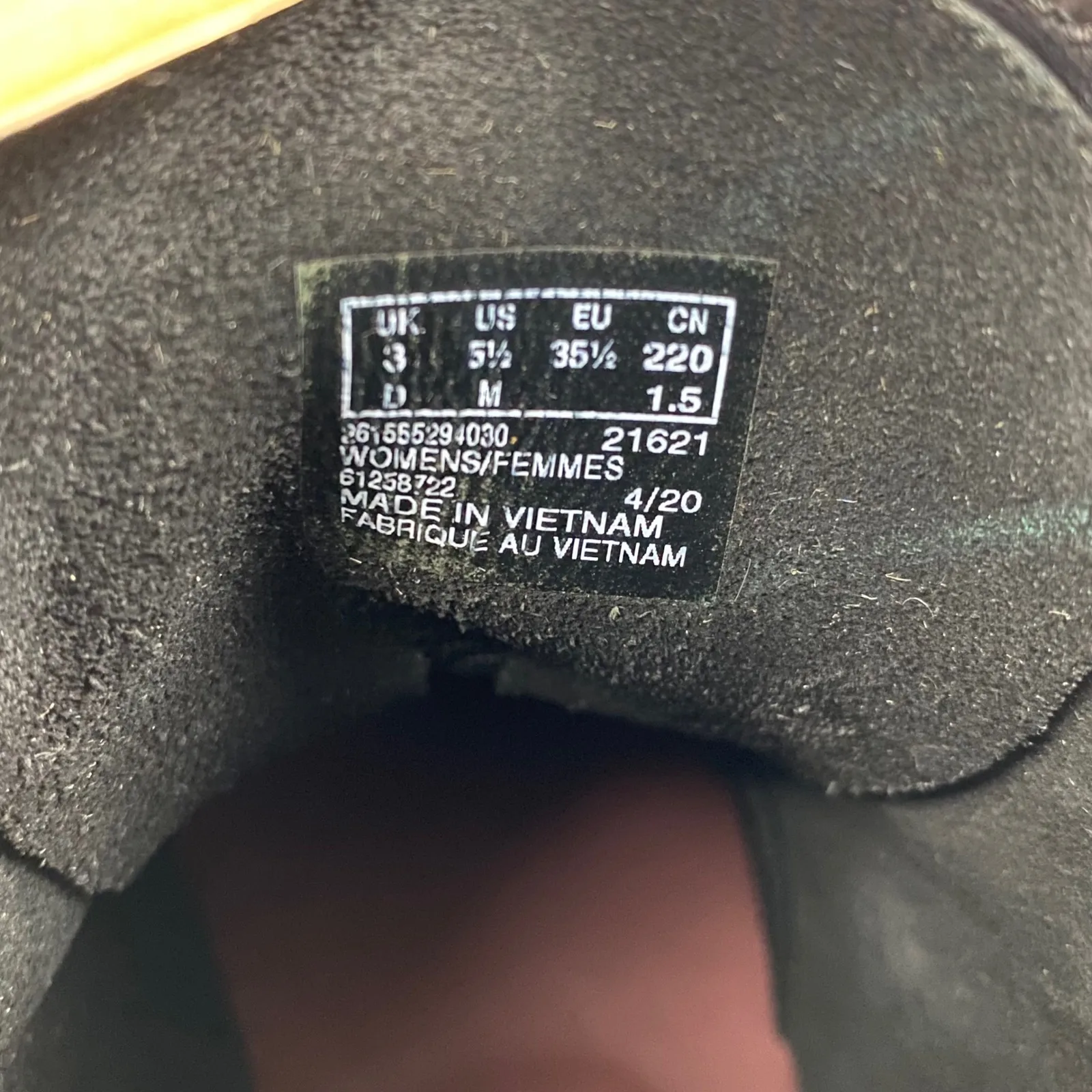 Clarks Originals Size 5.5 Desert Mali Black Polished Leather Lace Up Ankle Boots - Image 6