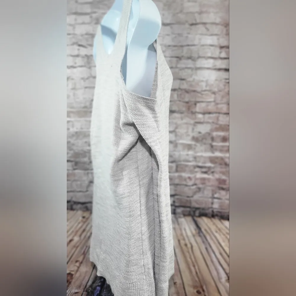 Express cold shoulder surplice neckline sweater top size small - Image 2