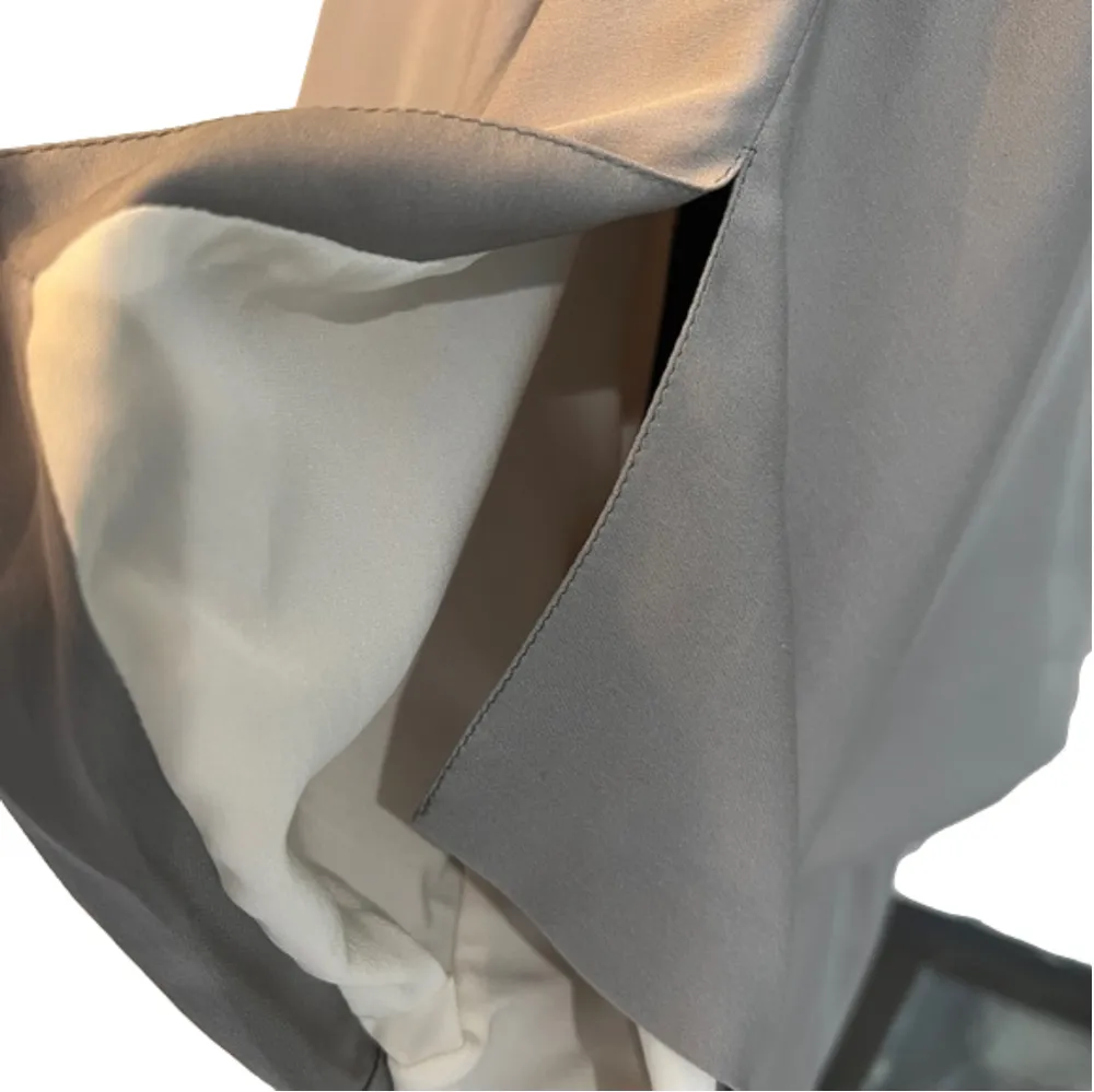 Alice + Olivia gray beaded collar shift dress with corded belt, Size M NWT - Image 5