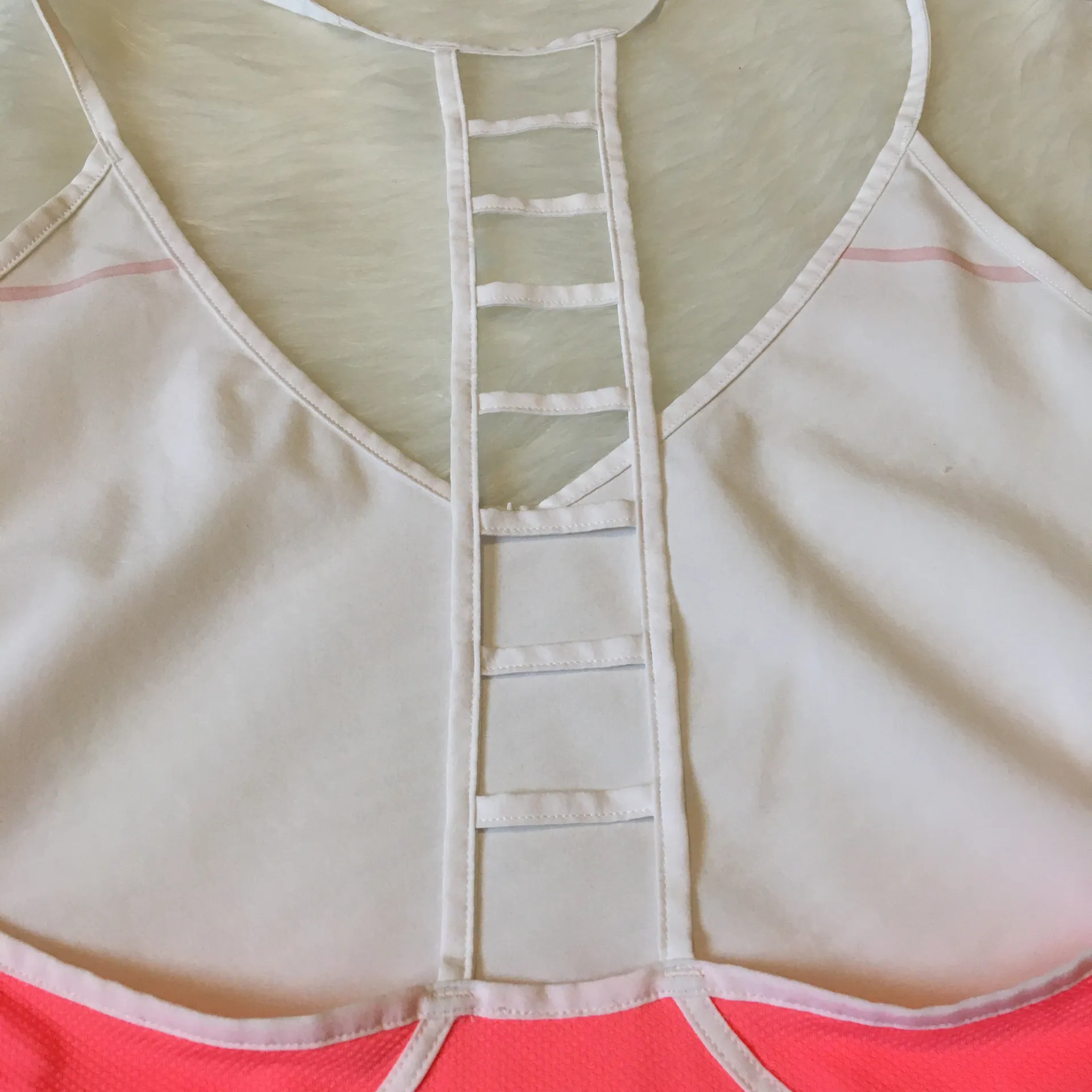 | Breezy Singlet Racer Ladderback Flowy Top - Image 6