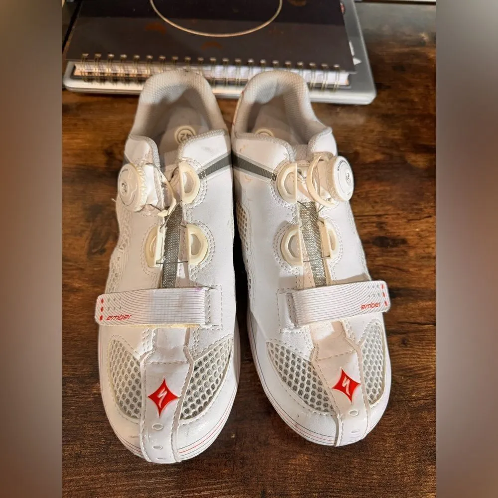 Specialized Women's Ember Road Shoes white size 10.5 - Image 9