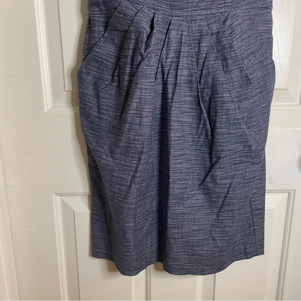 Teeze Me Elegant Navy Blue Sleeveless Dress with Pockets Size 9 preppy  vintage - Image 2