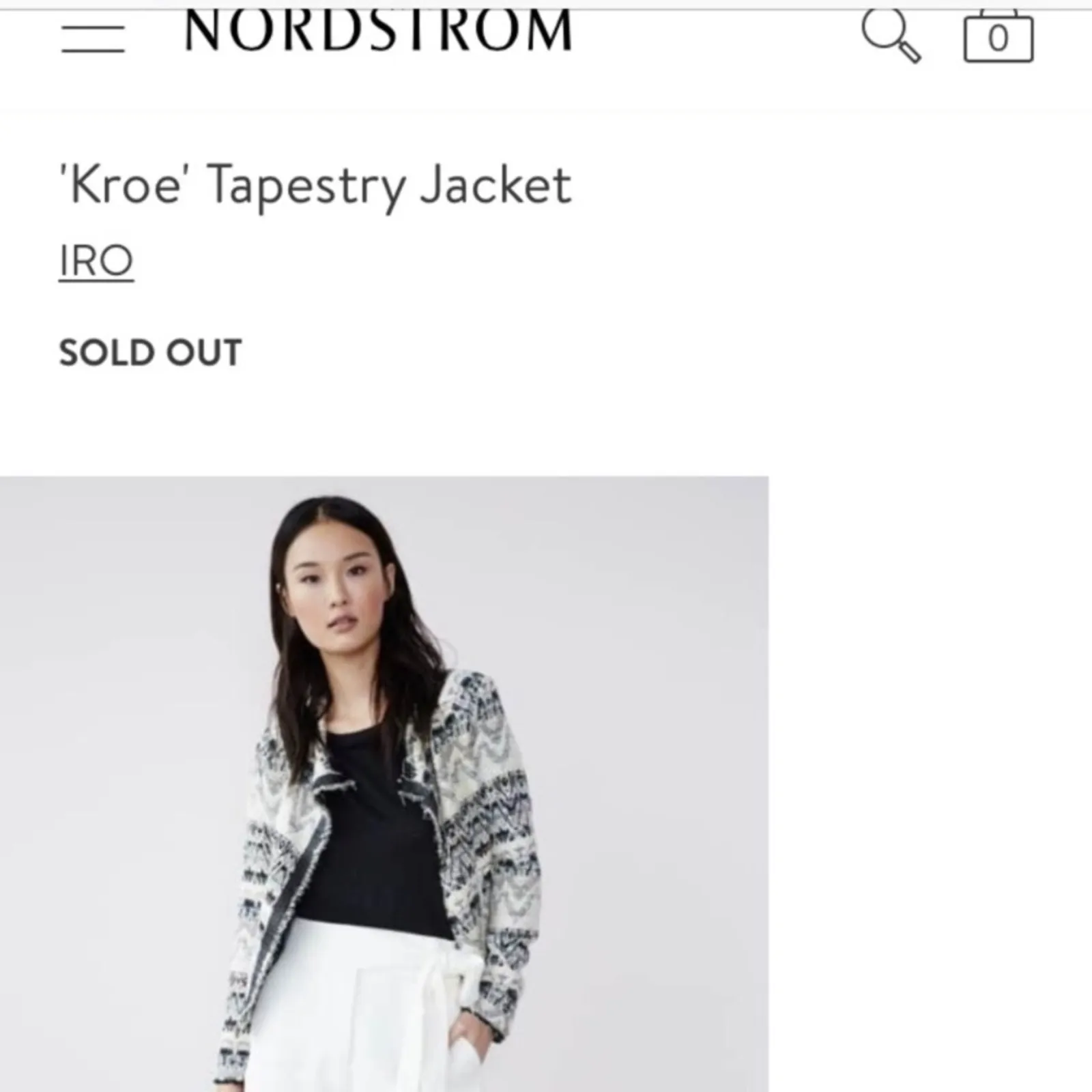 IRO  Kroe tapestry tweed statement jacket - Image 8