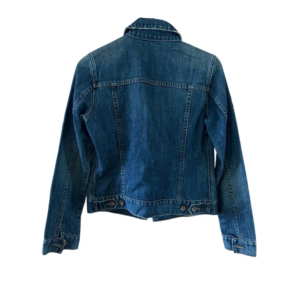 Gap 1969 Denim Jacket Blue Women's Small - Image 3