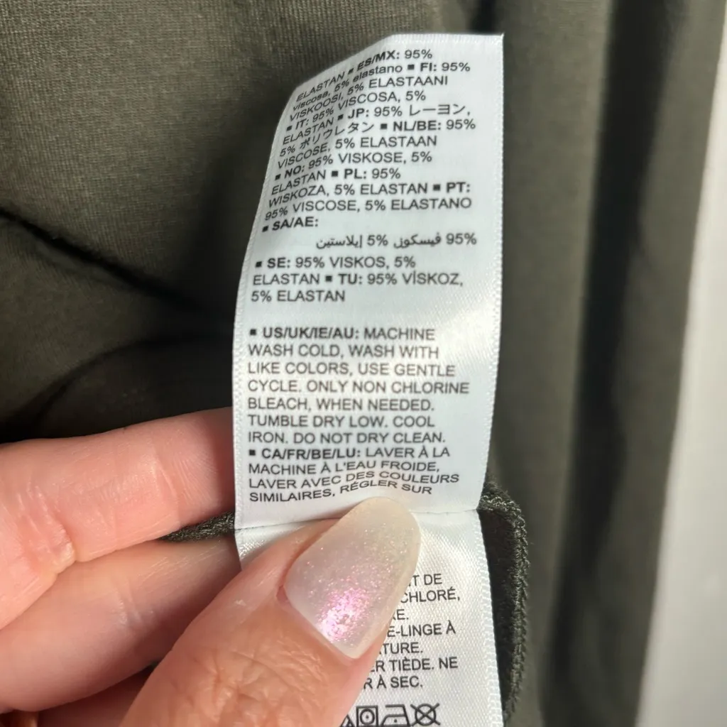 Daily Ritual Green Long Sleeve XXL - Image 9