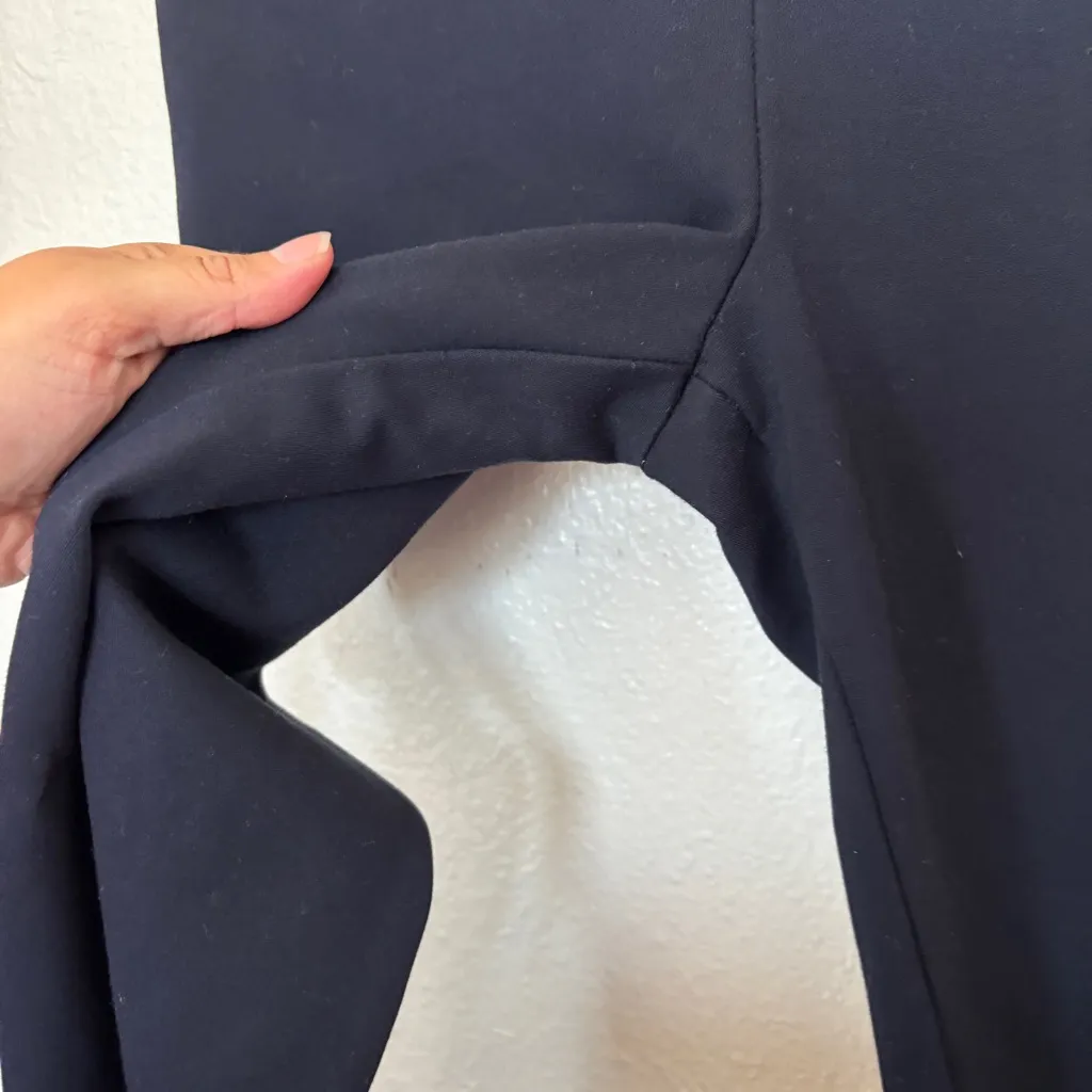 Solid Navy Blue Tommy Hilfiger Skinny Pull On Pants - Image 2