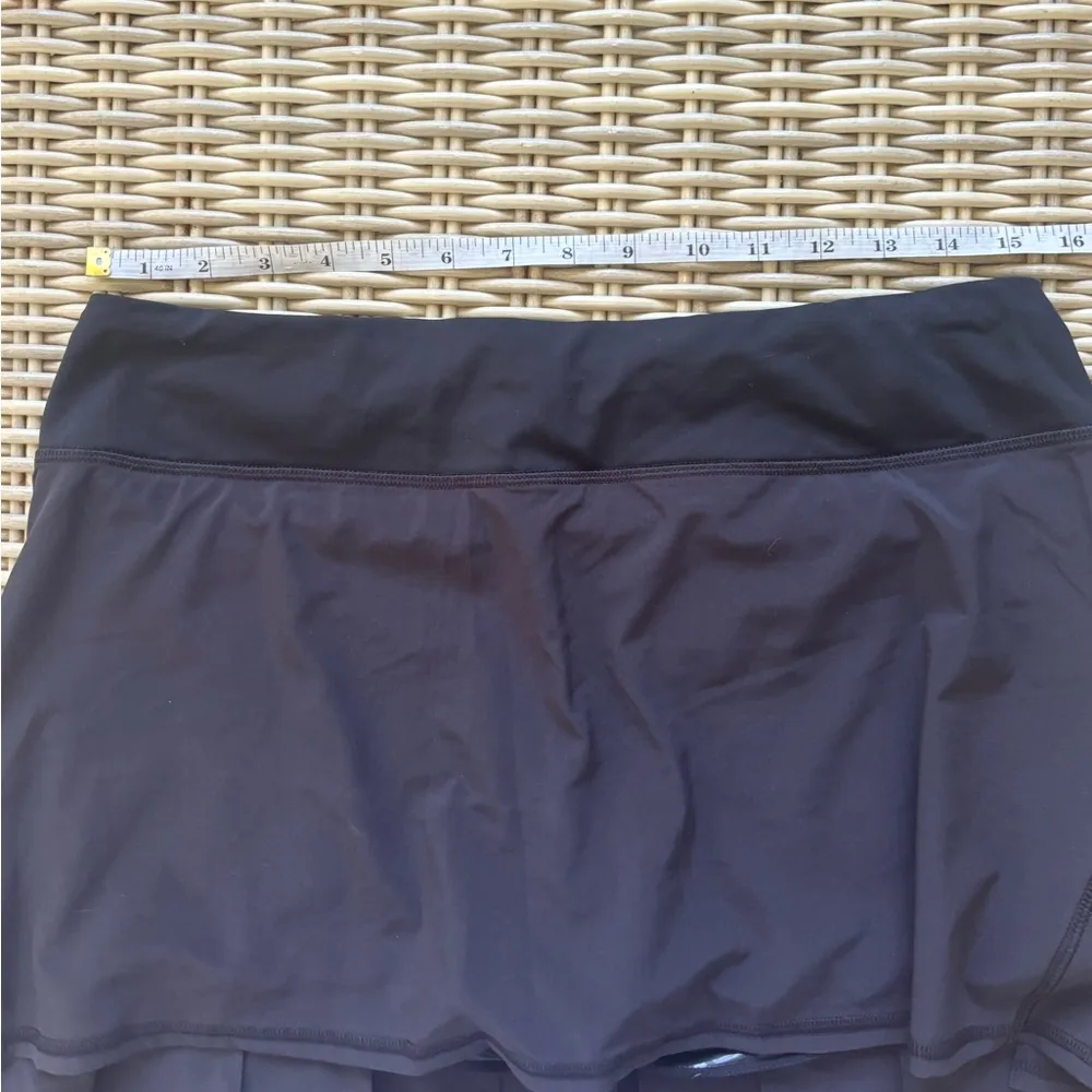 Lululemon‎ Pace Setter black Skirt 8 Athleisure workout yoga pickleball coastal - Image 6