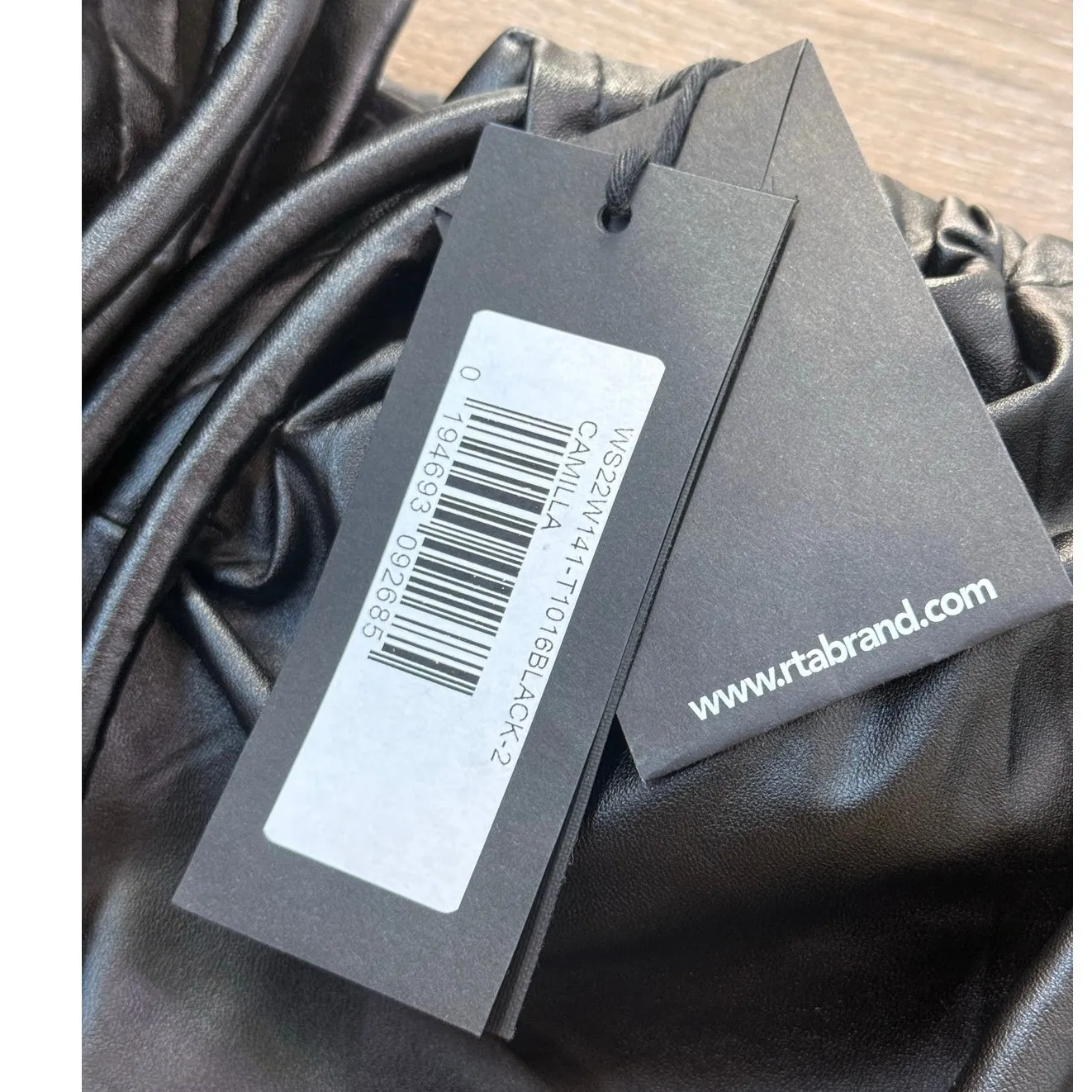 RtA NEW Camilla Top‎ Black US 2 Edgy Kardashian Hollywood LA Party Club Date - Image 7