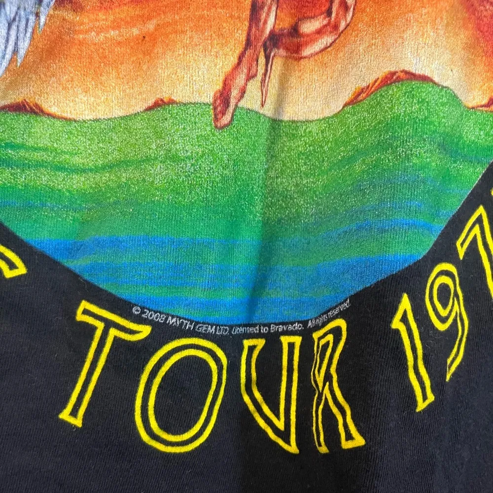 Led Zeppelin U.S. Tour 1975 2008 Bravado T-Shirt - Small - Image 4