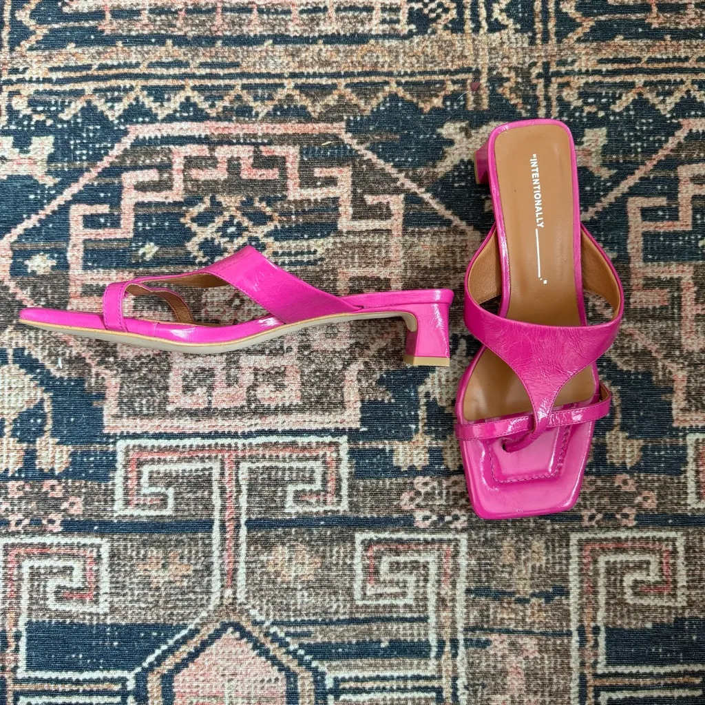 Intentionally Blank Flume Flamingo Pink Purple Heeled Sandal EU 39 / US 8.5 - Image 7