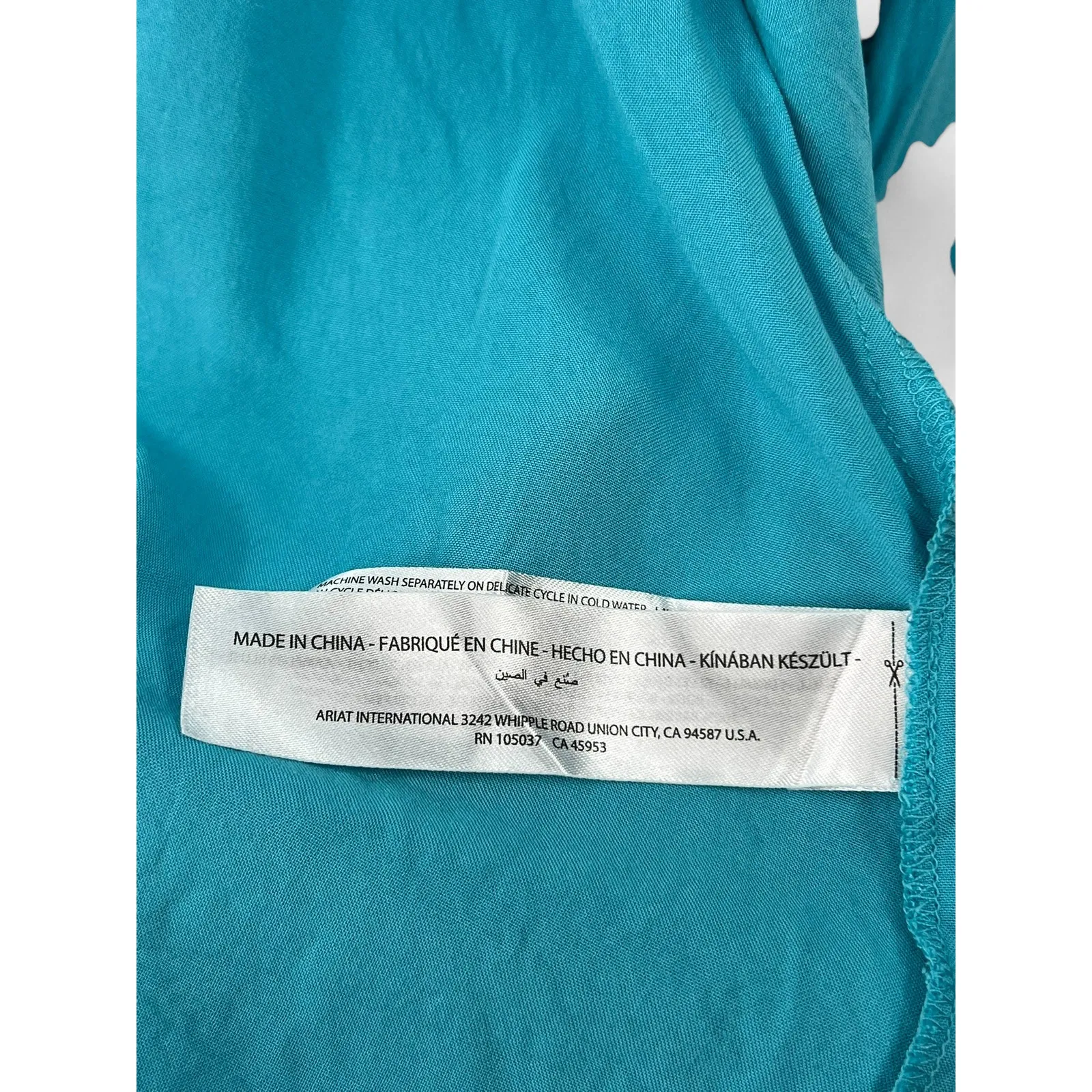 NWT Ariat | S | Kimono Cardigan Nita Teal Embroidered Womens Open Blouse - Image 8