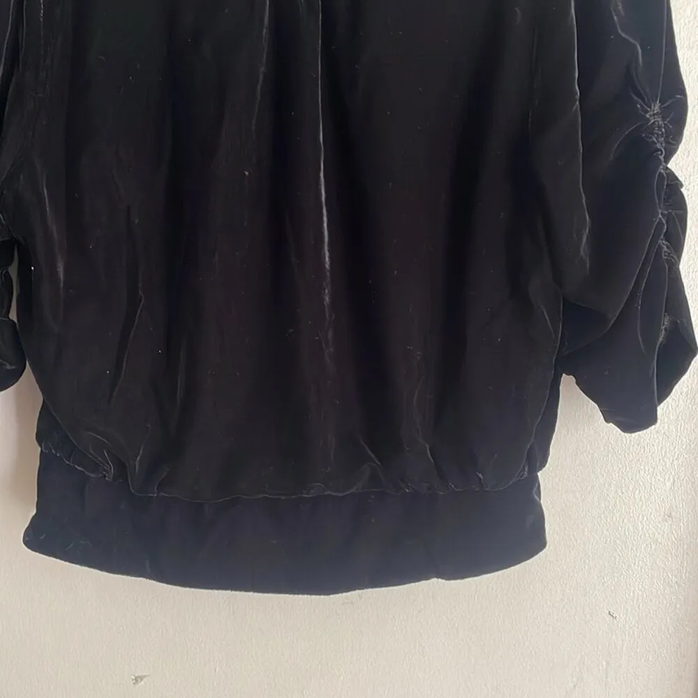 Peter Som Collective V-Neck Velvet Top - Image 10