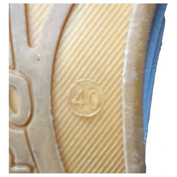 Tan White Contrast Color Skater Sneakers Casual Lace - Image 12