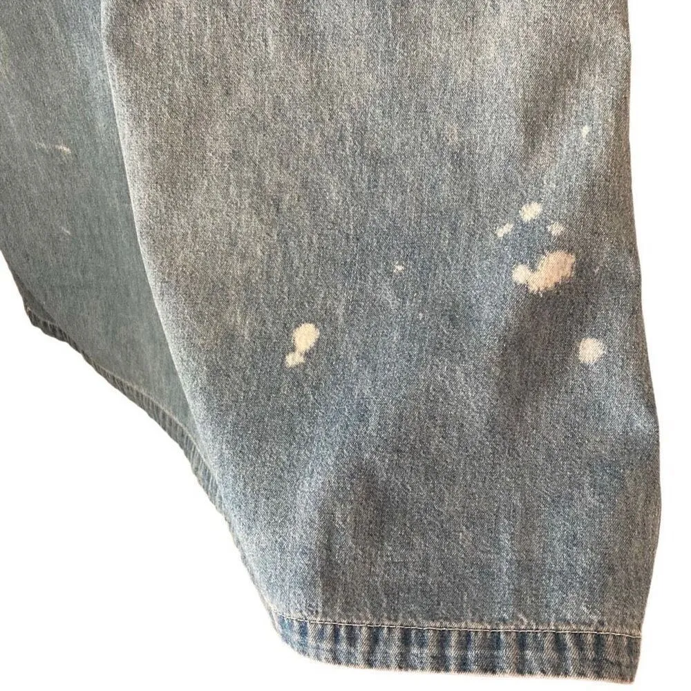 Vintage 90s Y2K Kokopelli Cactus California denim shift dress women’s S USA ￼ Blue - Image 7