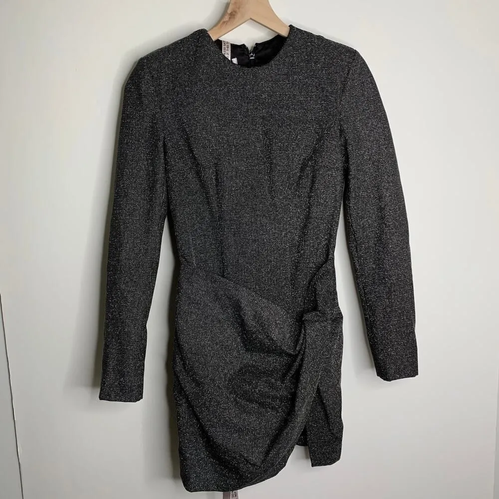 House of CB Gisella  Mini Longsleeve Beaded Dress Womens New Small - Image 3