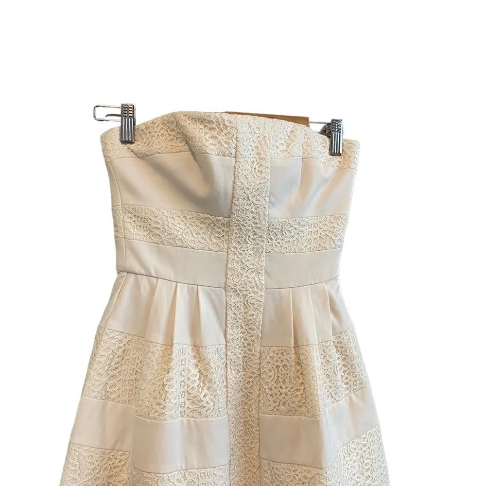 BCBGMAXAZRIA BCBG Dorothea semi formal fit and flare mini dress - Image 4