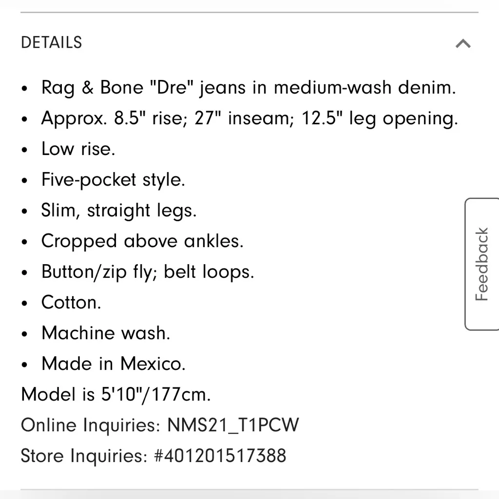 NWOT Rag & Bone Dre Low Rise Slim Boyfriend Jeans 30 - Image 13